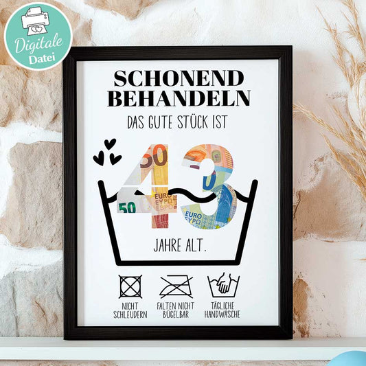 Geldgeschenk zum 44. Geburtstag Herzensprojekt Manufaktur