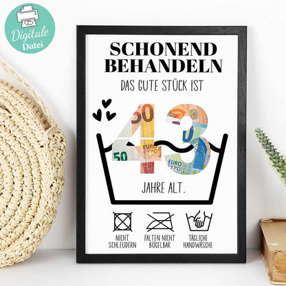 Geldgeschenk zum 44. Geburtstag Herzensprojekt Manufaktur