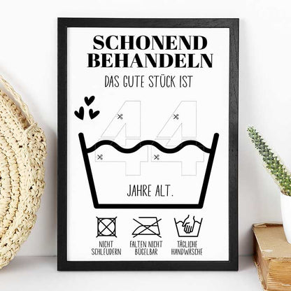 Geldgeschenk 44. Geburtstag im Rahmen merchOne