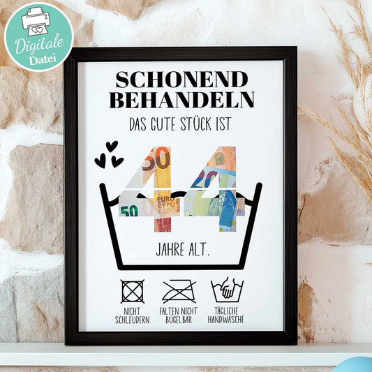 Geldgeschenk zum 44. Geburtstag Herzensprojekt Manufaktur