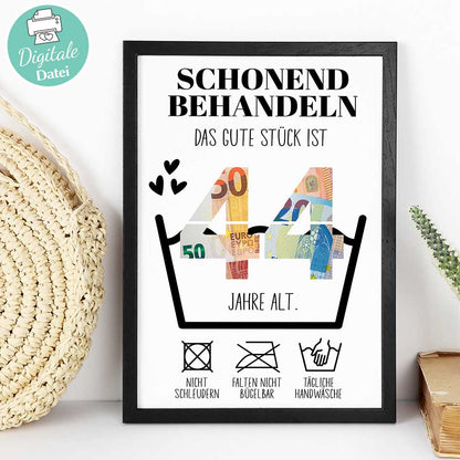 Geldgeschenk zum 44. Geburtstag Herzensprojekt Manufaktur