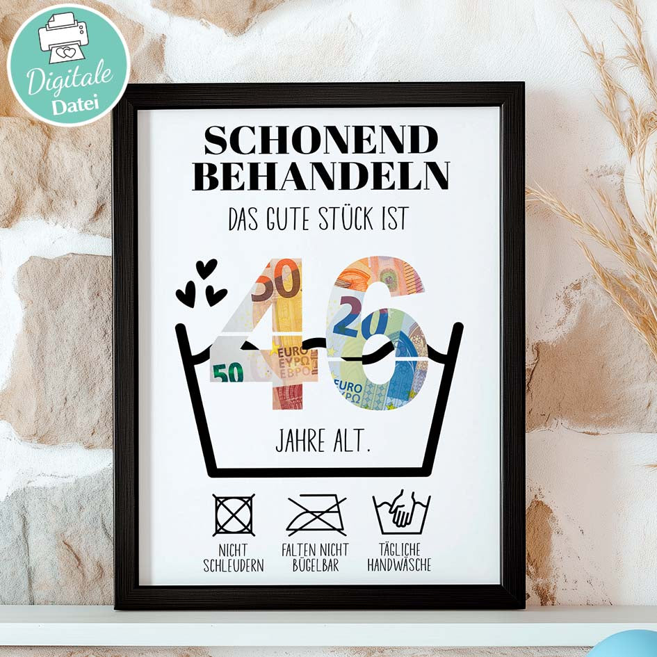 Geldgeschenk zum 47. Geburtstag Herzensprojekt Manufaktur