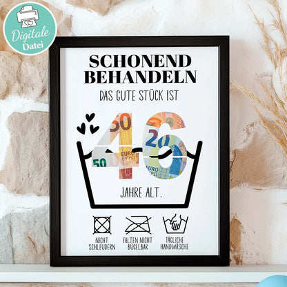 Geldgeschenk zum 47. Geburtstag Herzensprojekt Manufaktur