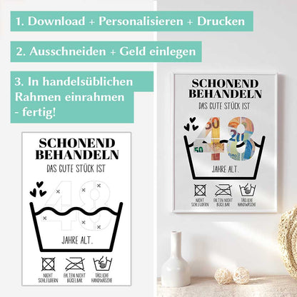 Geldgeschenk zum 48. Geburtstag Herzensprojekt Manufaktur