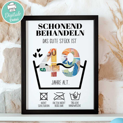 Geldgeschenk zum 49. Geburtstag Herzensprojekt Manufaktur