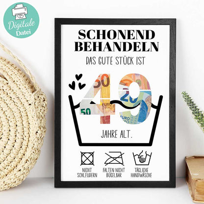 Geldgeschenk zum 49. Geburtstag Herzensprojekt Manufaktur