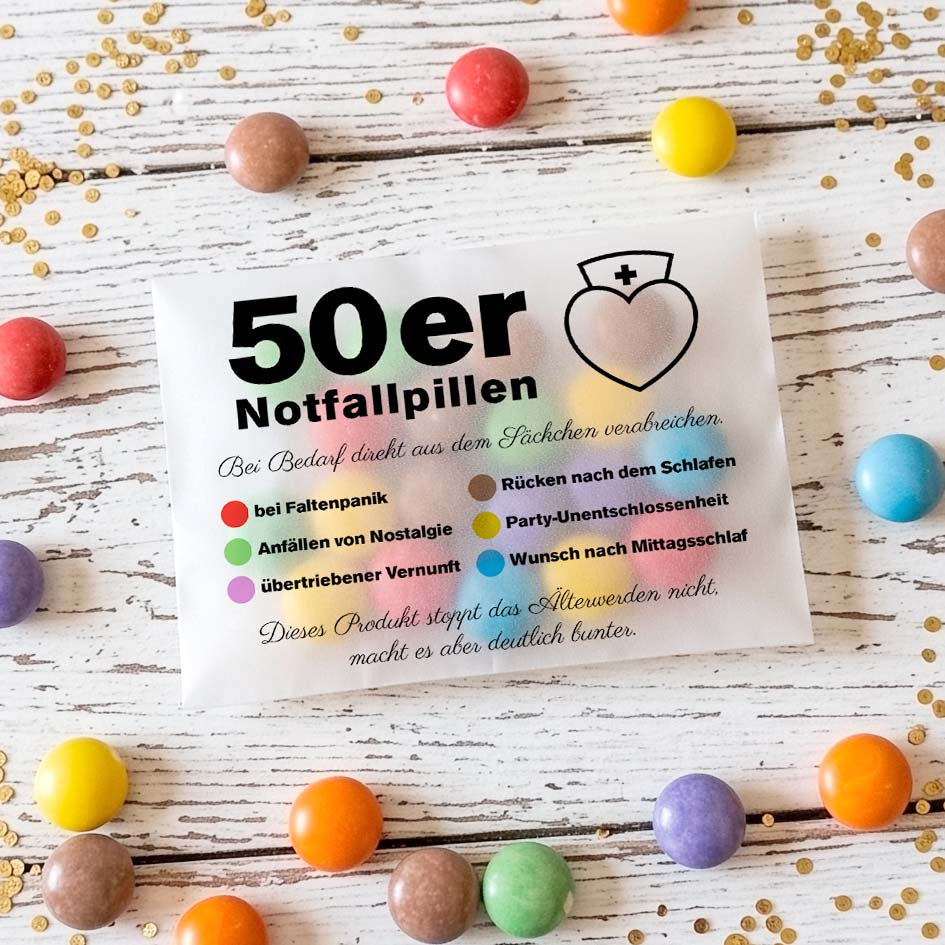 Lustiges Geschenk zum 50. Herzensprojekt Manufaktur
