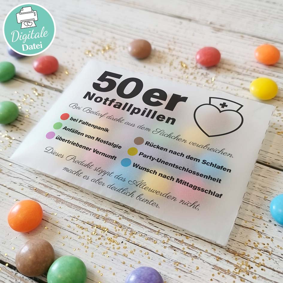 Lustiges Geschenk zum 50. Herzensprojekt Manufaktur