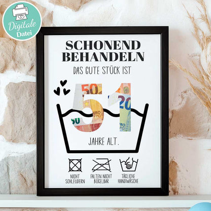 Geldgeschenk zum 51. Geburtstag Herzensprojekt Manufaktur