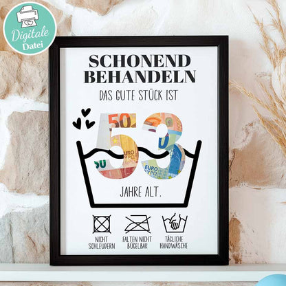 Geldgeschenk zum 54. Geburtstag Herzensprojekt Manufaktur