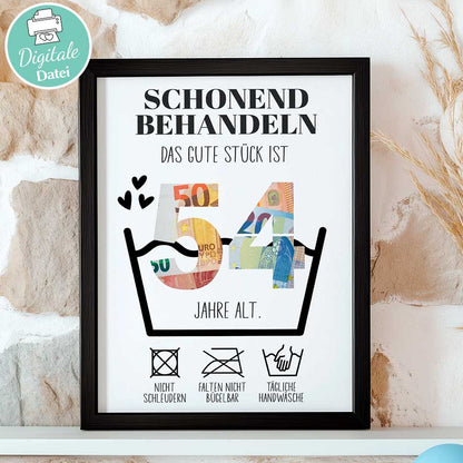 Geldgeschenk zum 54. Geburtstag Herzensprojekt Manufaktur