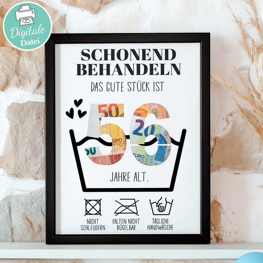 56. Geburtstag Geschenk