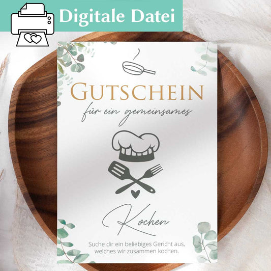 Gutschein Gemeinsames Kochen Herzensprojekt Manufaktur