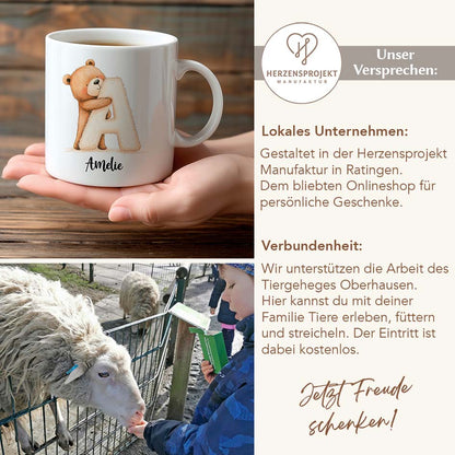 Tasse mit Namen Bär Printify