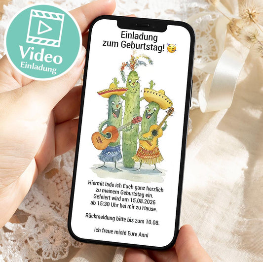 Videoeinladung zum Geburtstag Herzensprojekt Manufaktur