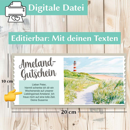 Ameland Gutschein Herzensprojekt Manufaktur