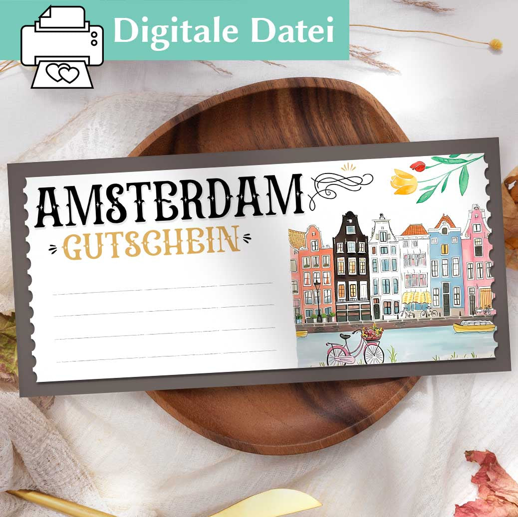 Amsterdam Gutschein Herzensprojekt Manufaktur