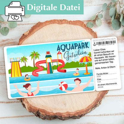 Gutschein Aqualand Herzensprojekt Manufaktur