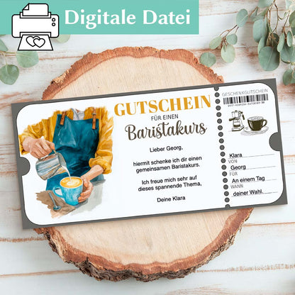 Baristakurs Gutschein Herzensprojekt Manufaktur