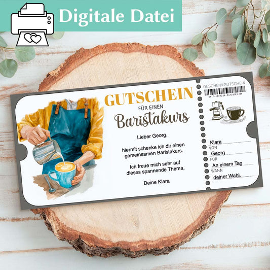 Baristakurs Gutschein Herzensprojekt Manufaktur