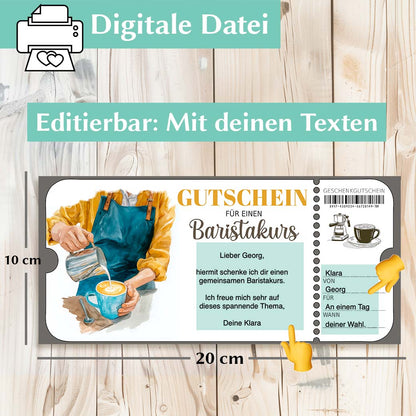 Baristakurs Gutschein Herzensprojekt Manufaktur