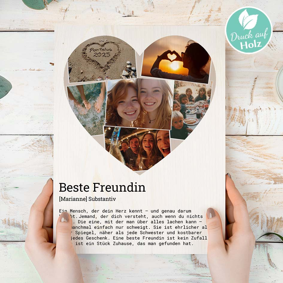 Beste Freundin Geschenk Herzensprojekt Manufaktur