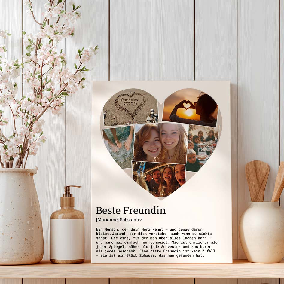 Beste Freundin Geschenk Herzensprojekt Manufaktur