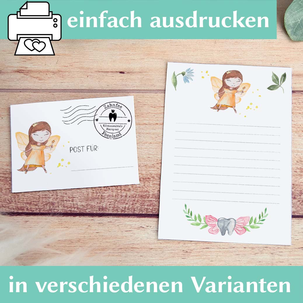 Brief von der Zahnfee Herzensprojekt Manufaktur