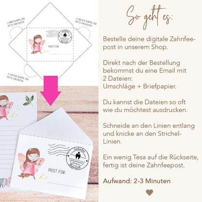 Brief von der Zahnfee Herzensprojekt Manufaktur