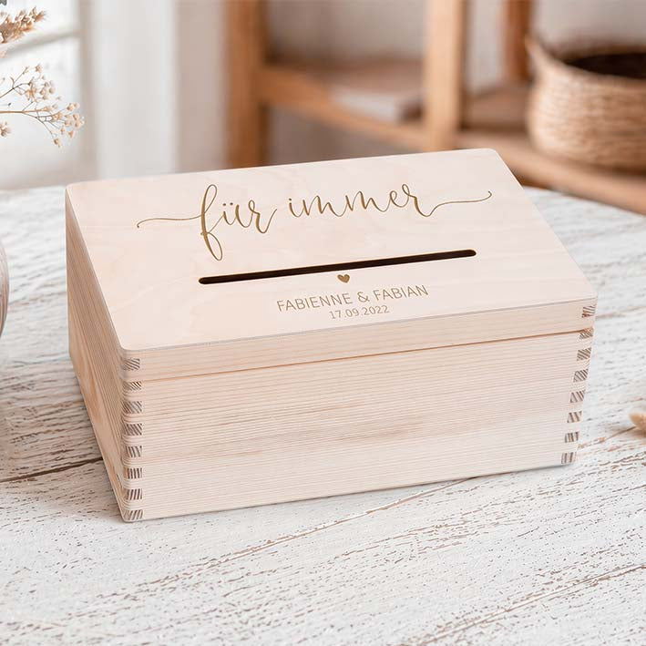 Briefbox Hochzeitspost Herzensprojekt Manufaktur