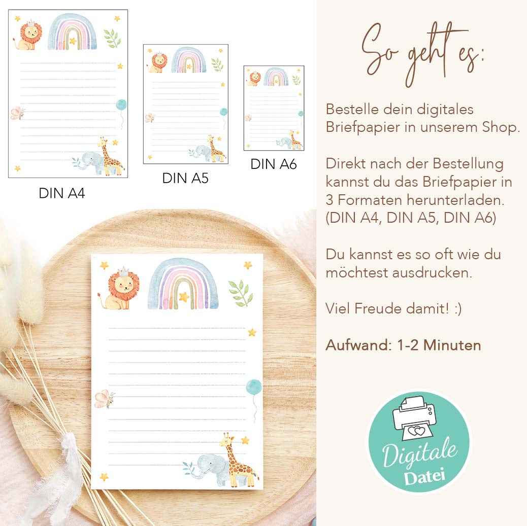 Briefpapier Vorlage