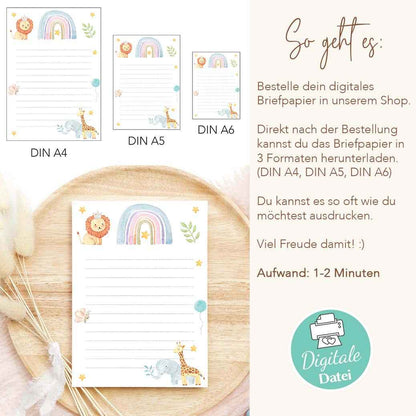 Briefpapier Vorlage