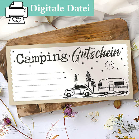 Camping Gutschein Herzensprojekt Manufaktur