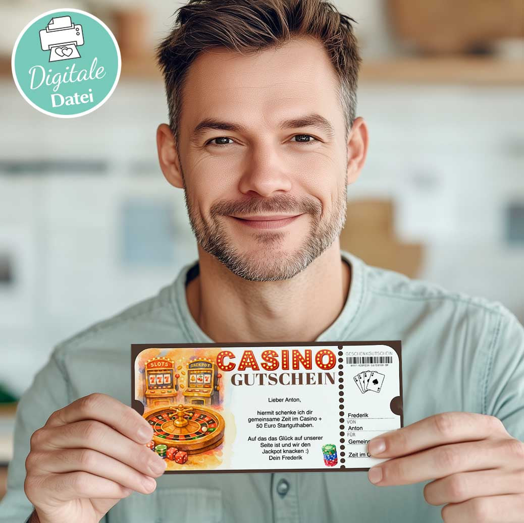 Casino Gutschein Herzensprojekt Manufaktur