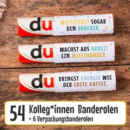 Banderolen Arbeitskollegen Herzensprojekt Manufaktur