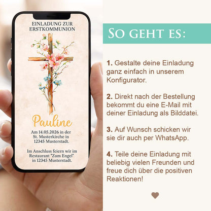Einladung zur Erstkommunion
