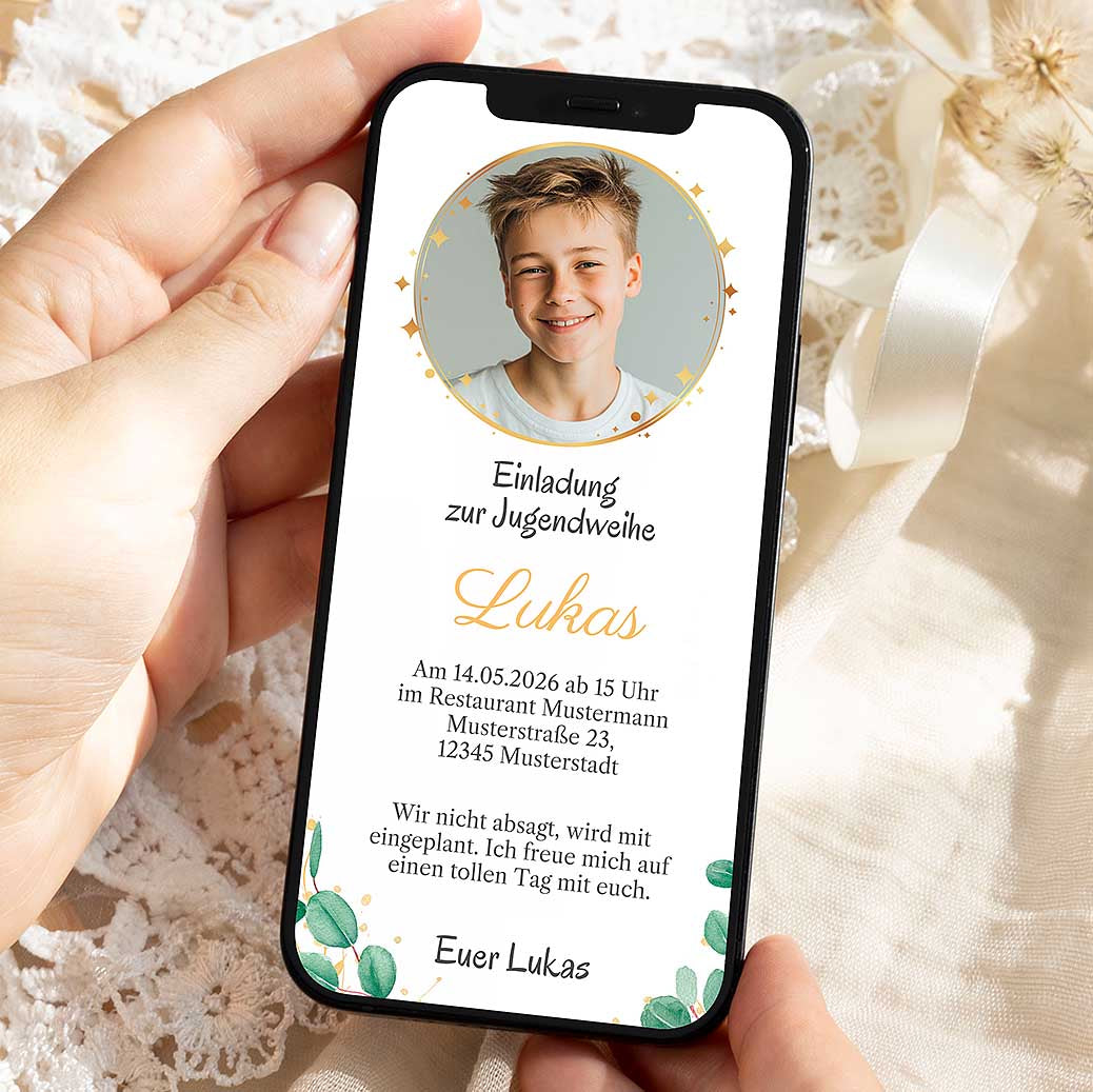 Einladung Jugendweihe