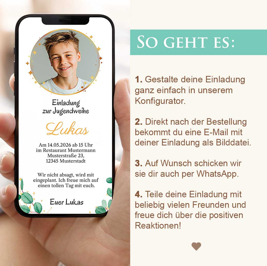 Einladung Jugendweihe