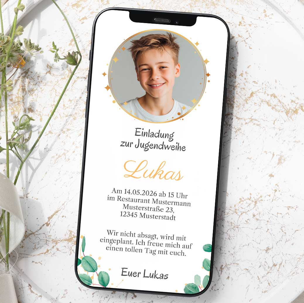 Einladung Jugendweihe