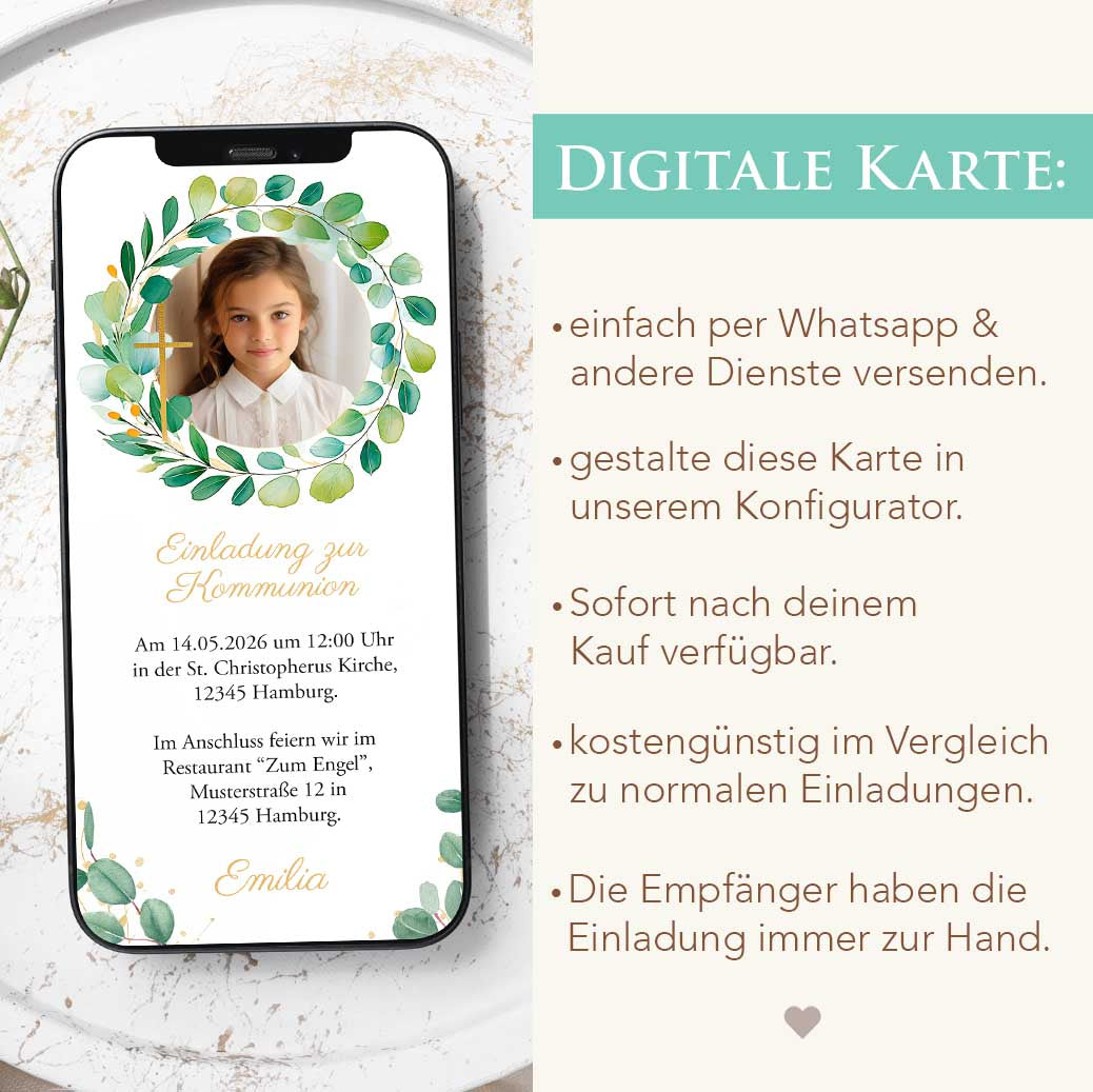 Einladung zur Kommunion 