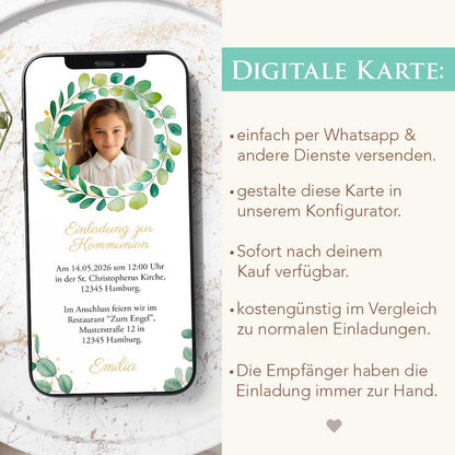 Einladung zur Kommunion 