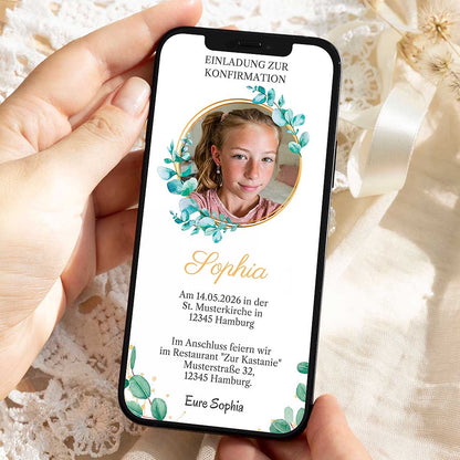 Einladung zur Konfirmation