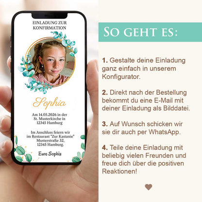 Einladung zur Konfirmation