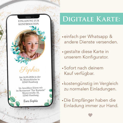 Einladung zur Konfirmation