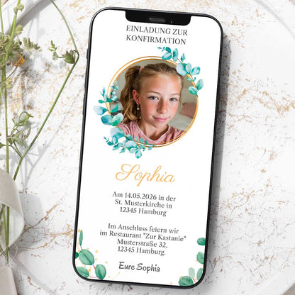 Einladung zur Konfirmation