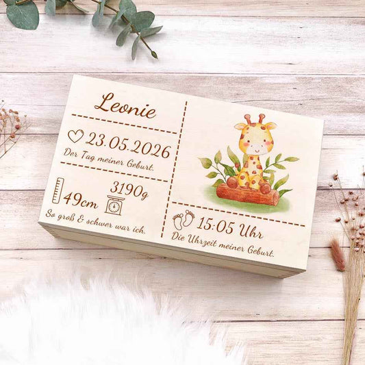 Erinnerungsbox zur Geburt