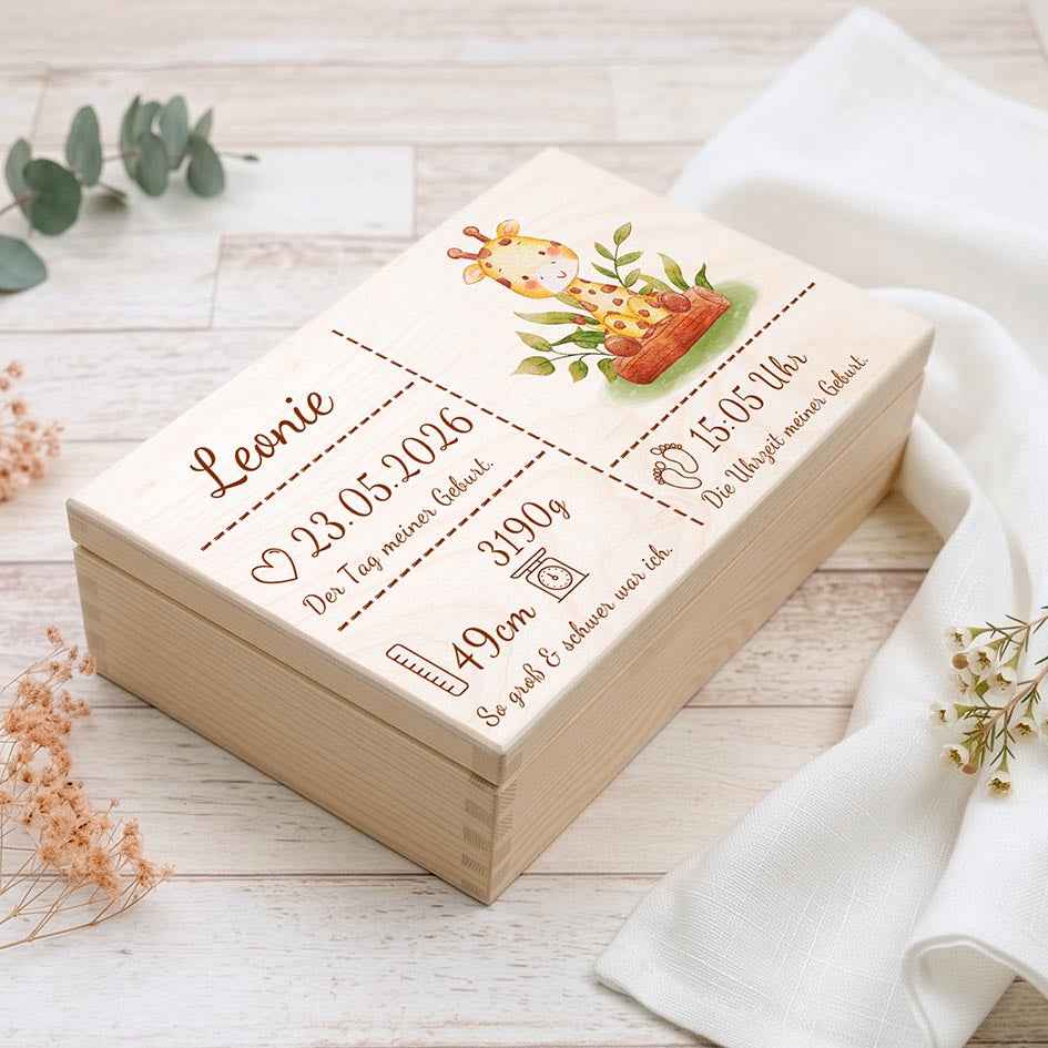 Erinnerungsbox zur Geburt