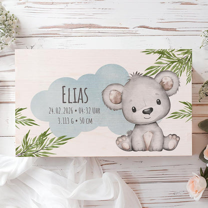 Erinnerungsbox Geburt "Koala" Herzensprojekt Manufaktur