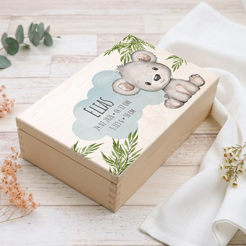 Erinnerungsbox Geburt "Koala" Herzensprojekt Manufaktur
