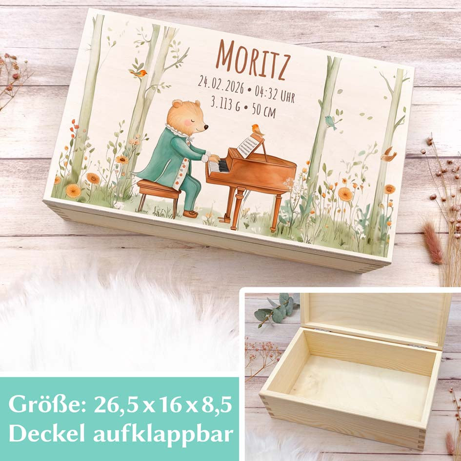Erinnerungsbox Geburt Wald Herzensprojekt Manufaktur